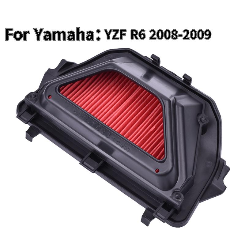 Motorradmotor Luftfilter Reiniger, Ansaugfilter für Yamaha YZF R6 2006-2007 YZF R6 2008-2009 YZF R6 2010-2016