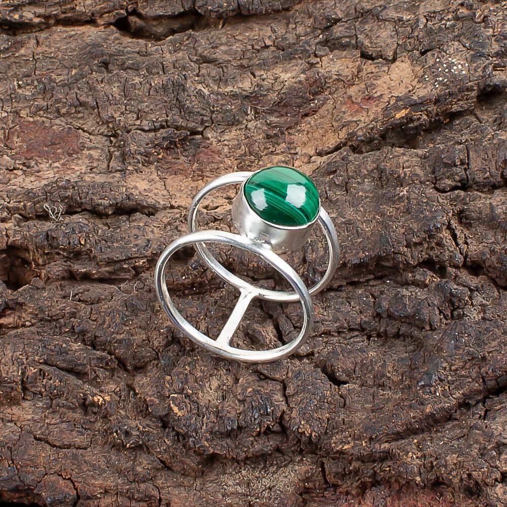 

Malachite Gemstone 925 Sterling Silver Jewelry Handcrafted Ring Gift For Husband RR-13-27 13