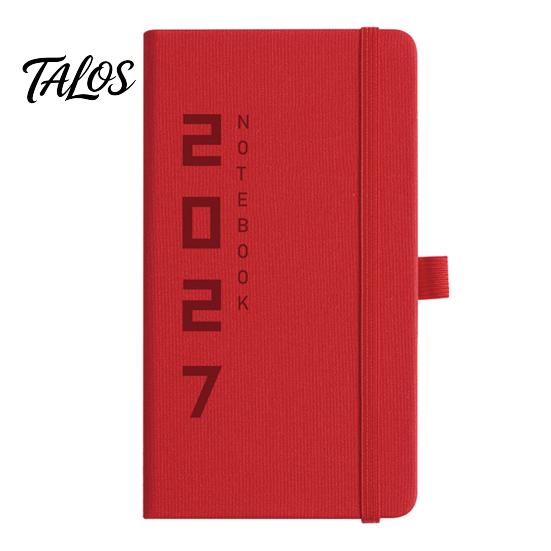 Personal Memo Organizer 2027 Daily Weekly Planner with Elastic Strap And Pen Holder, PU Academic Year Calendar Leather Cover Agenda Notebook,