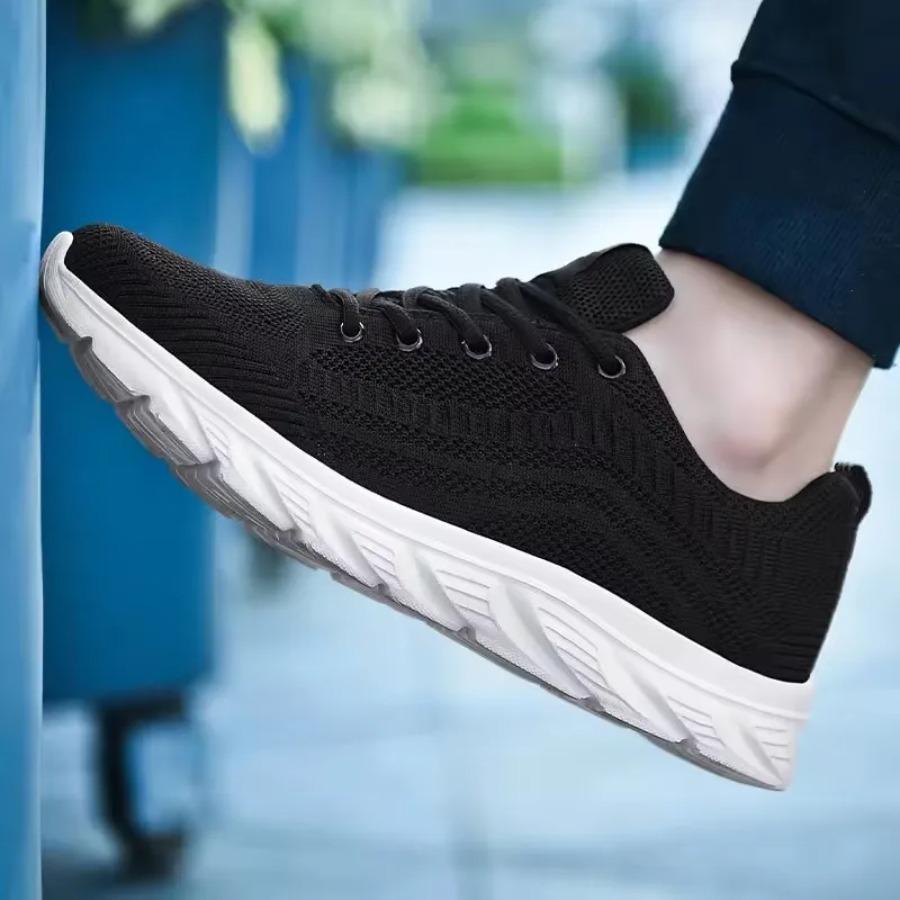 Sports Men Running Jogging Shoes Casual Sneakers Outdoor Lace Up Breathable Mesh Light Tennis Outdoor Walking Tenis Masculino