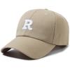 Deep top big head circumference letter baseball cap women's versatile fashion embroidery sunscreen showing face small eaves sunshade cap