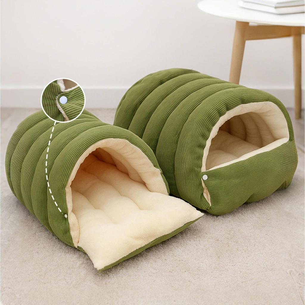 S Size Pet House Tent Enclosed Pet Sleeping Nest Warming Dog Sleeping Beds For Small Medium Large Kitten Puppy Indoor Living