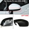 1X For Honda Fit Jazz 2014 2015 2016 2017 2018 ABS Car Rearview Side Mirror Cover Wing Cap Exterior Door Trim Replacement