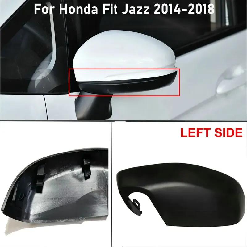 1X For Honda Fit Jazz 2014 2015 2016 2017 2018 ABS Car Rearview Side Mirror Cover Wing Cap Exterior Door Trim Replacement