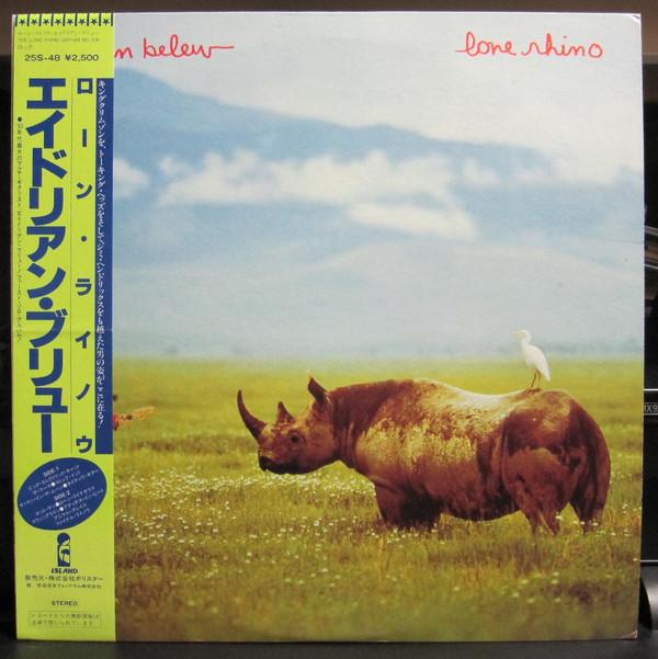 

LP Пластинка ЭДРИАН БЕЛЮ Одинокий Носорог 25S48PROMO ISLAND 1982 Япония Рок Б/У