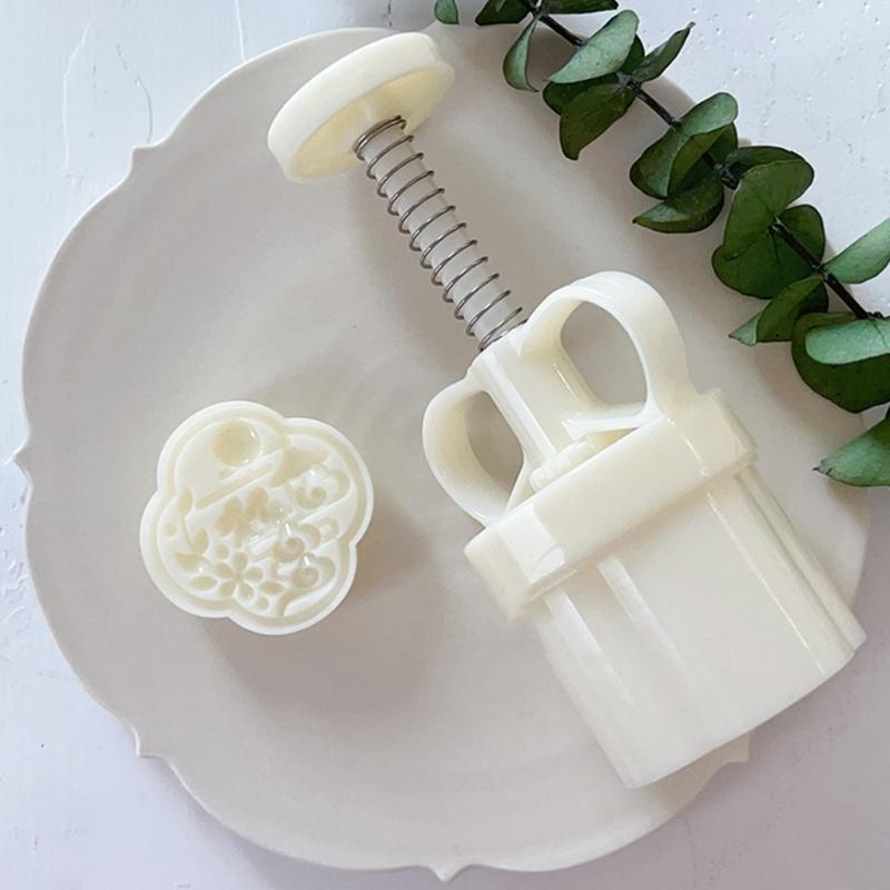 Unique Mooncake Mold Hand Pressure Molds Rabbit Shape Bean Cake Molds Baking Accessories Suitable for Special Occasion