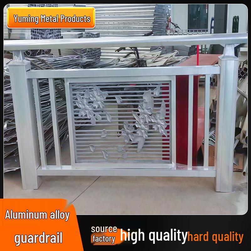Aluminum Alloy Bridge Road Anti-Collision Barrier with River Landscape Lighting Railing