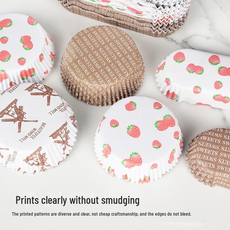 WS 300-Pack Boat-Shaped Baking Paper Cups