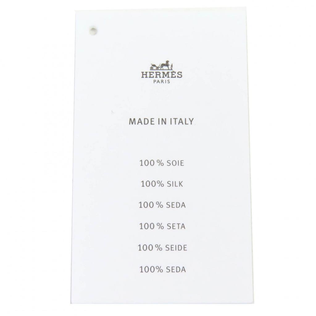 Pristine HERMES hair accessory Grenelle Exlibris Valletta Hair clip silk Used