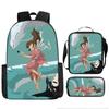 Elementary and Secondary School Students Spirited Away School Bag Hayao Miyazaki Children's Fashion Backpack Waterproof Large Capacity Backpack
