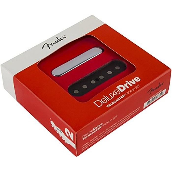 Fender Deluxe Drive Telecaster Pickups SET – Telecaster Guitar Pickups, Black/Red