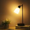 Shineslay Industrial Table Light Beside Lamp 1 Type C & 1 USB Charging Port Stepless Dimmable
