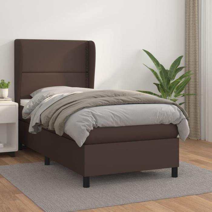 3141486 vidaXL Divan Bed and Mattress Dark Grey 140x200cm Velvet