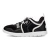 UGG Cloudlet Sneaker Comfortable Breathable Casual Running Shoes Kids Sneaker Black White 1107979K- BWHT