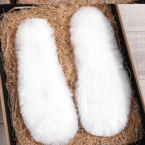 Winter Cold-Resistant Thick Wool Insoles, -40°C, Fur-Integrated, Harbin Snow Town Travel Essential