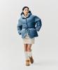 Yale Waist String Cloud Down Padded Jacket_Blue