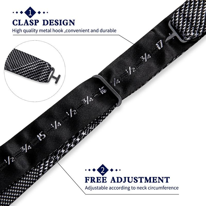 Bowtie for Men Fashion Casual Striped Men's Bow Ties Cravat Neckwear for Wedding Party Suits Tie
