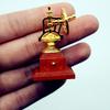 Miniature Retro Hand Cranked Sander Model Retro Design For Dollhouses Decoration And Collectible Item Alloy And Wood