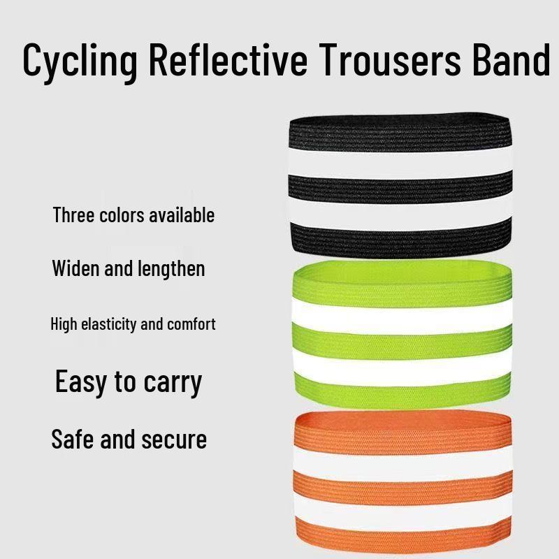Reflective Elastic Bands: Cycling & Running Safety Armbands and Leg Ties