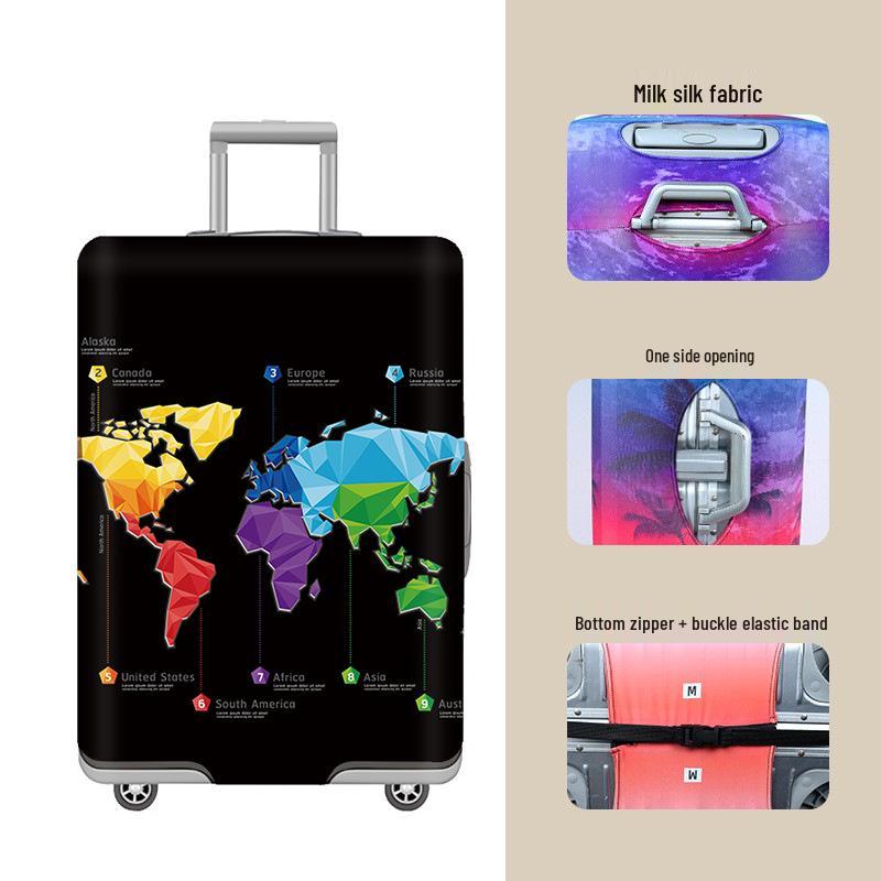 Waterproof Wear-Resistant Elastic Suitcase Protective Cover