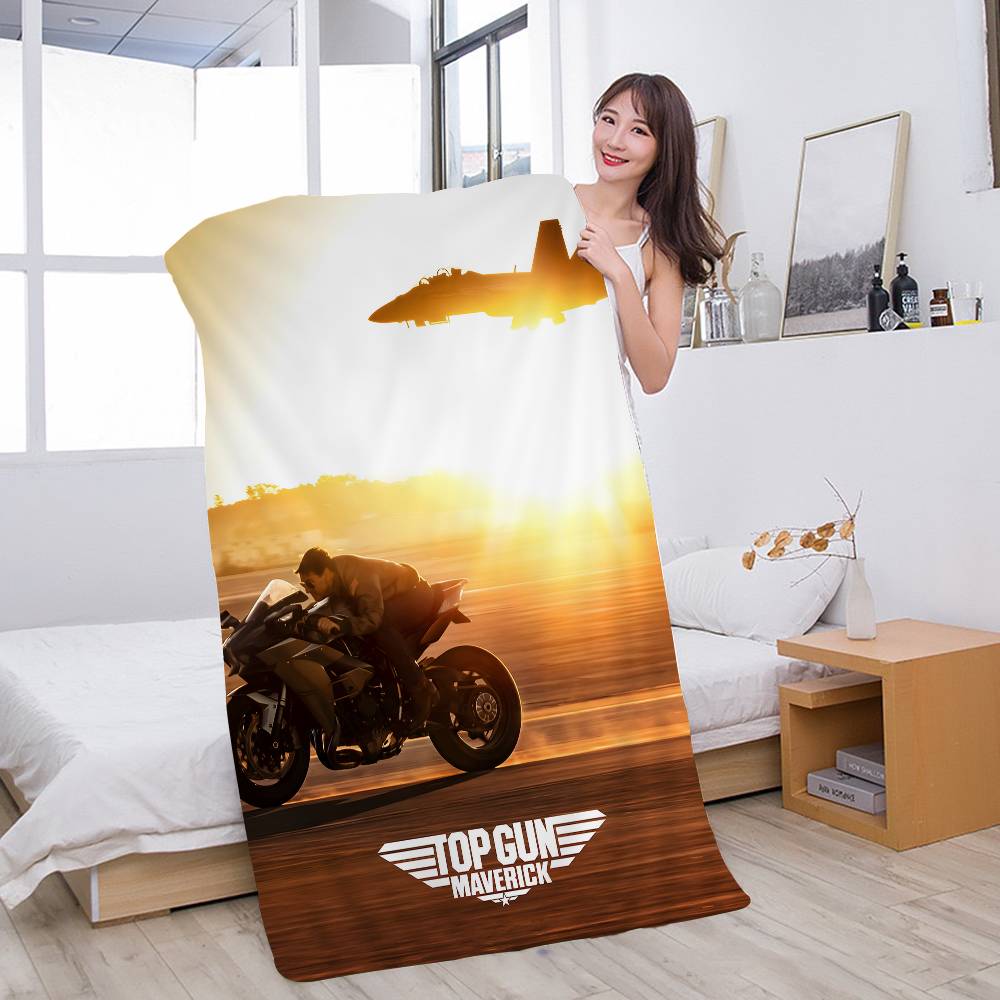 Top Gun Maverick Microfiber Beach Towel Absorbent Quick Dry Soft Yoga Swimming Resort Mountain Climbing Towel