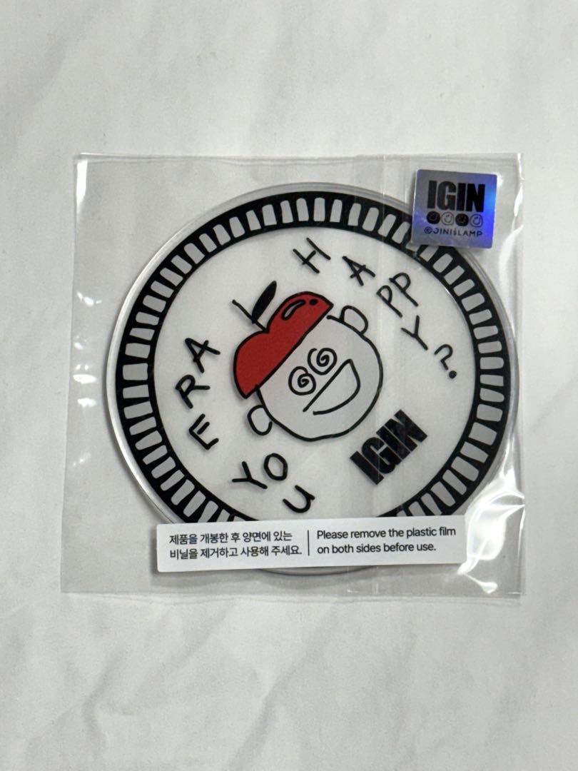 

[Б/У] Эксклюзивный корейский акриловый костер IGIN Itaewon Pop-up Apple