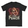 Unisex TShirt Punch Monkey Team Punch Monkey Team Punch Pure Cotton Tee Shirt Short Sleeve  T Shirts Round Neck Clothes