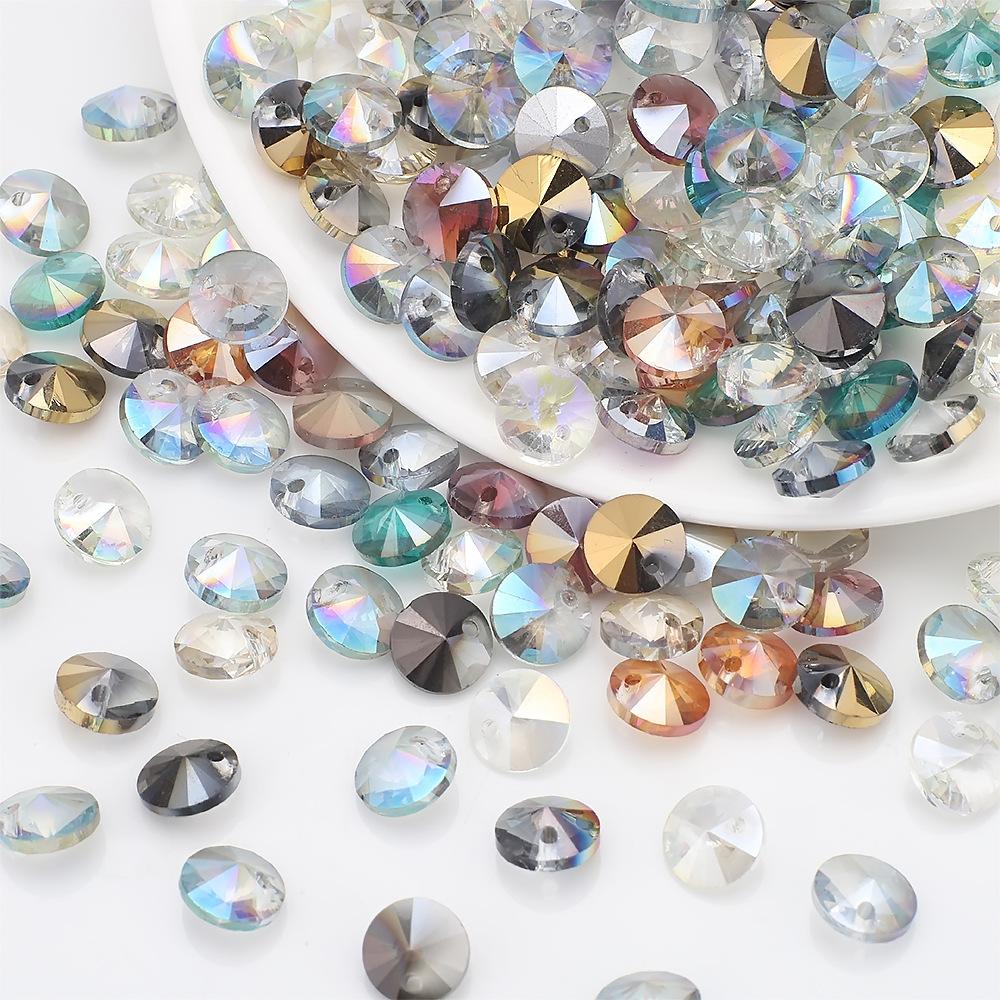 

Спутниковый сверлильный край отверстие подвеска наконечник нижнее сверло 8# цвет мешок ювелирные изделия браслет ожерелье DIY аксессуары 8MM satellite diamond color, about 50 pcs/pack