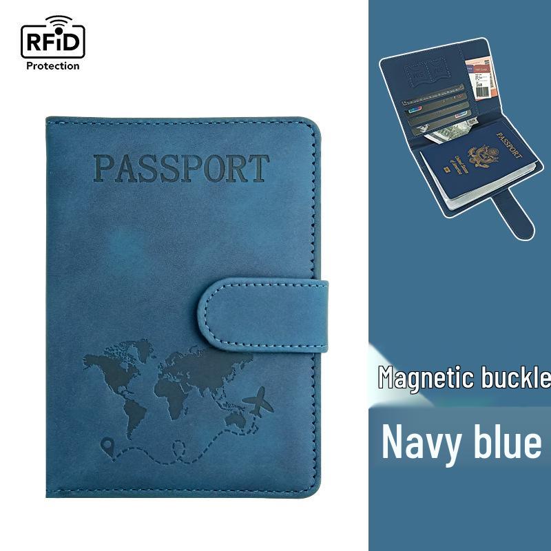 Portafoglio Passaporto in Pelle PU con Protezione RFID: Porta multifunzionale per schede SIM e documenti