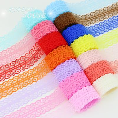 (10 Yards/roll) 30mm Lace Fabric Webbing Decoration Love Gift Packing Material