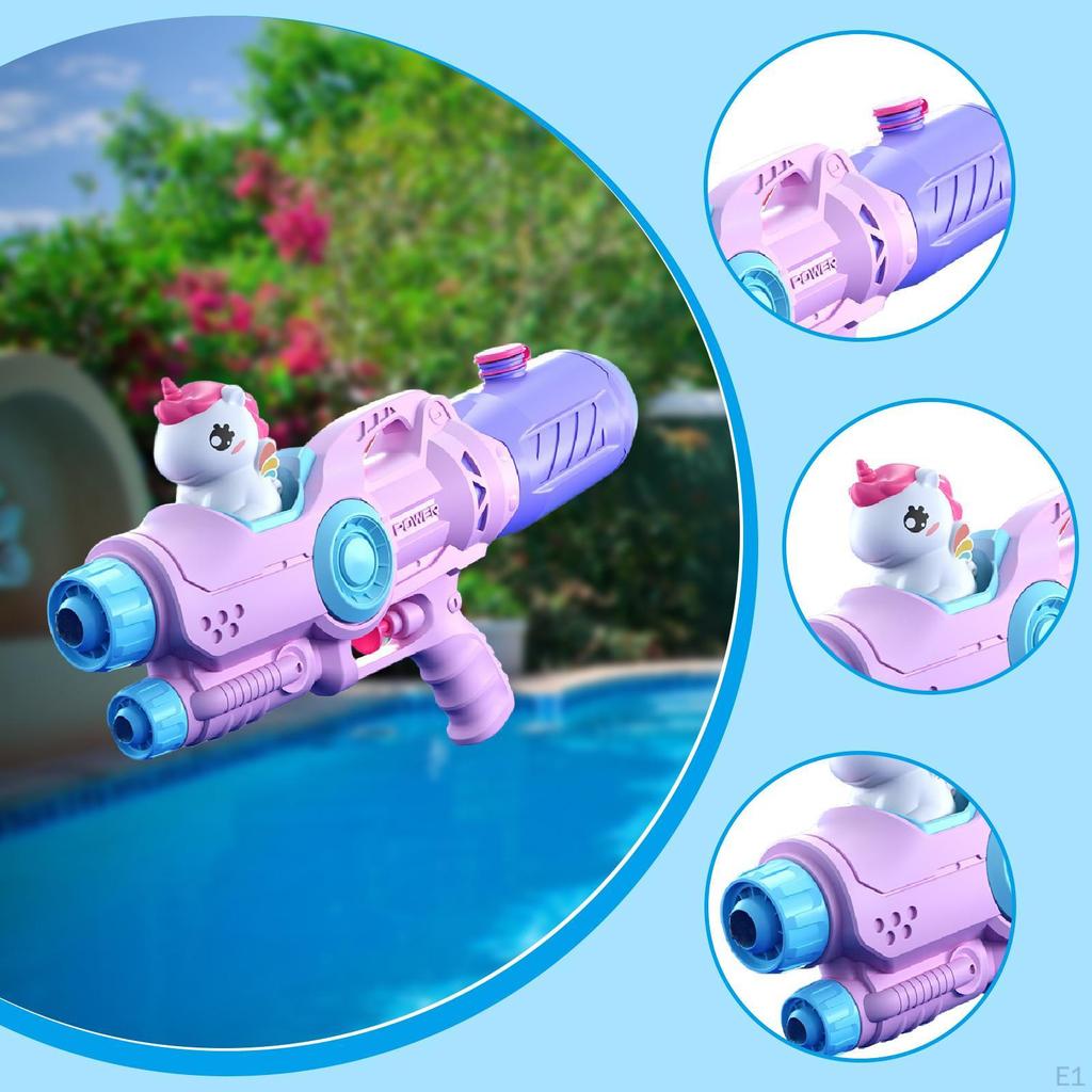 500ml Water Tank Toy for Outdoor Fun with 5-8M Range And Nozzle