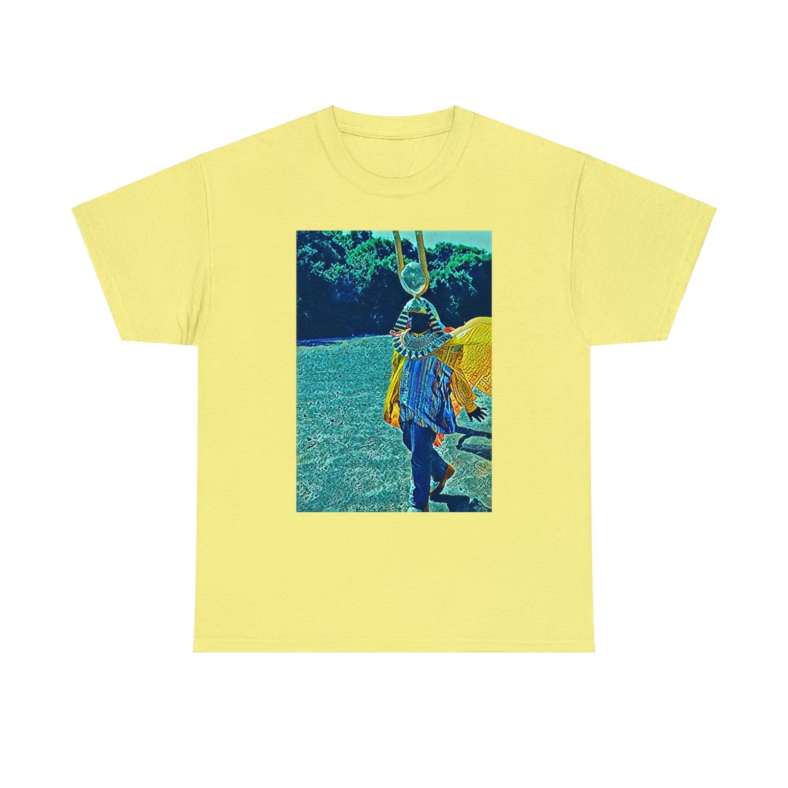Sun Ra Graphic Print Drip Short Sleeve Crew Neck Unisex Heavy Cotton Tee Unisex T-Shirt XXL