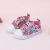 Canvas Shoes for Girls, Sports Shoes with Cartoon Designs, Breathable and Casual Sneakers