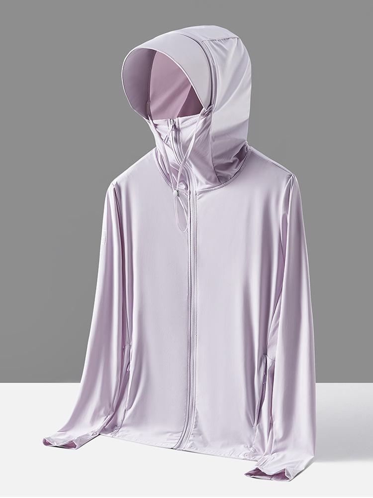 Hooded Ice Silk UV Protection Jacket for Men & Women - Summer Breathable, Lightweight, and Sun Protection Clothing for Outdoor Activities