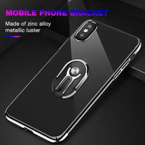 Multifunctional Portable Mobile Phone Finger Ring Holder Stand In Car Air Vent Clip 360 Rotatable Phones Bracket Desktop Kickstand