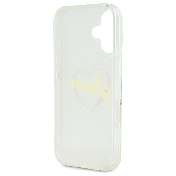Guess Guhcp16Mhchgspt Iphone 16 Plus6.7 Przeźroczysty/Transparent Hardcase Iml Heart