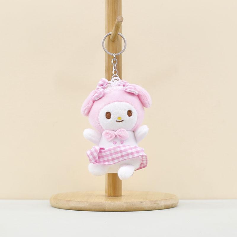 Cute 11cm Sanrio Plush Doll Collection Including Kuromi Cinnamoroll Melody And Kitty Cat