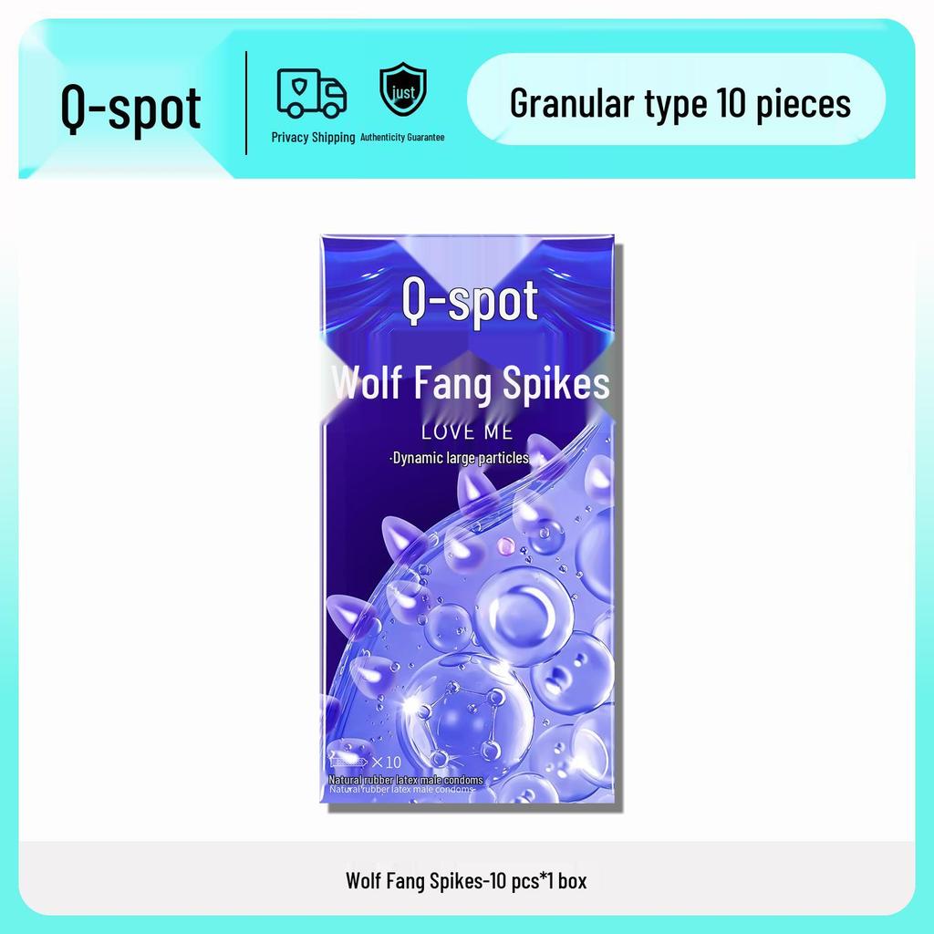 Q Point Ultra-Thin Lubricated Condoms - 10 Count Moisturizing & Safe for Adult Family Planning
