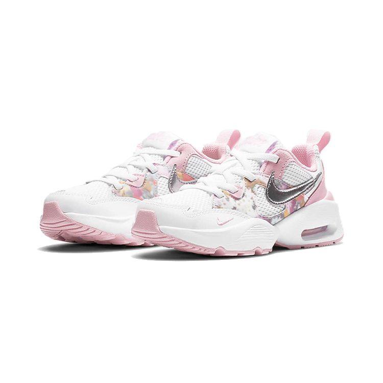 Nike Air Max Fusion SE Comfortable Round Toe Abrasion Resistant Breathable Low Top Kids Lifestyle Shoes Pink White CZ6584-100
