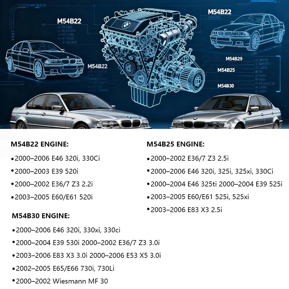 201 Stainless Steel Exhaust Manifold Header For BMW E46 320i, 320Ci E83 X3 2.5i