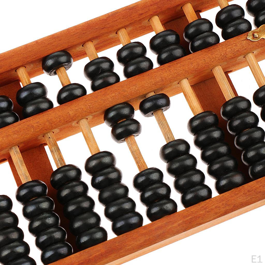 11 Rows Chinese Abacus, Calculator, Calculating Board With Box, Size 21..2x2.1cm