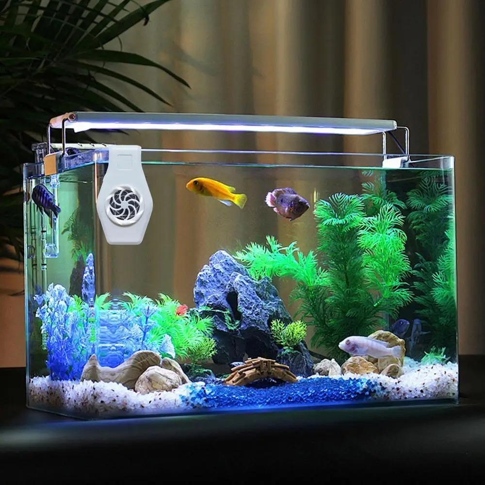 Wall Mount Fish Tank Cooling Device 2 Wind Speed Cooling Fan Aquarium Chillers Fan  Summer