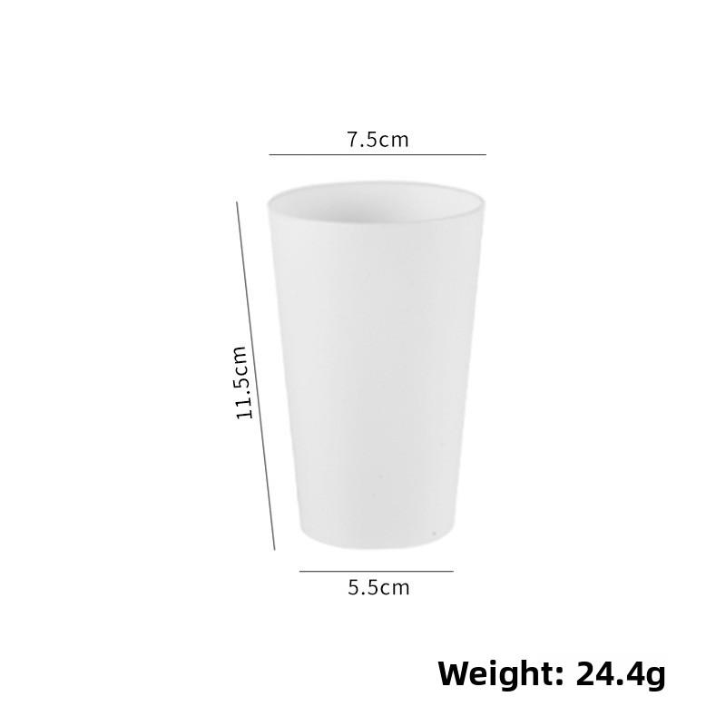 Household Plastic Drinking Cup, Children s Mouthwash Cup, Student Dormitory Toothbrushing Cup, Anti-drop Direct Drinking Cup, Drinking Water Cup 301-400ml белый