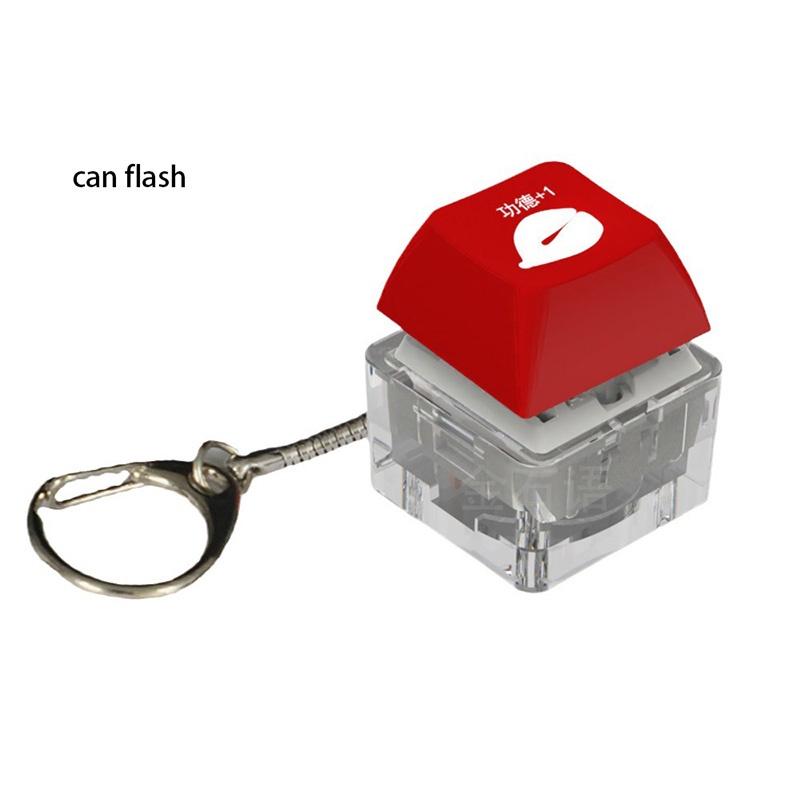 Keychain Acrylic Keyboard Design Glowing Red Keyring Student Presents Award