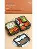 Insulated Bento Lunch Box with Lid - Large Capacity, Food-Grade, Portable for Students and Office Workers