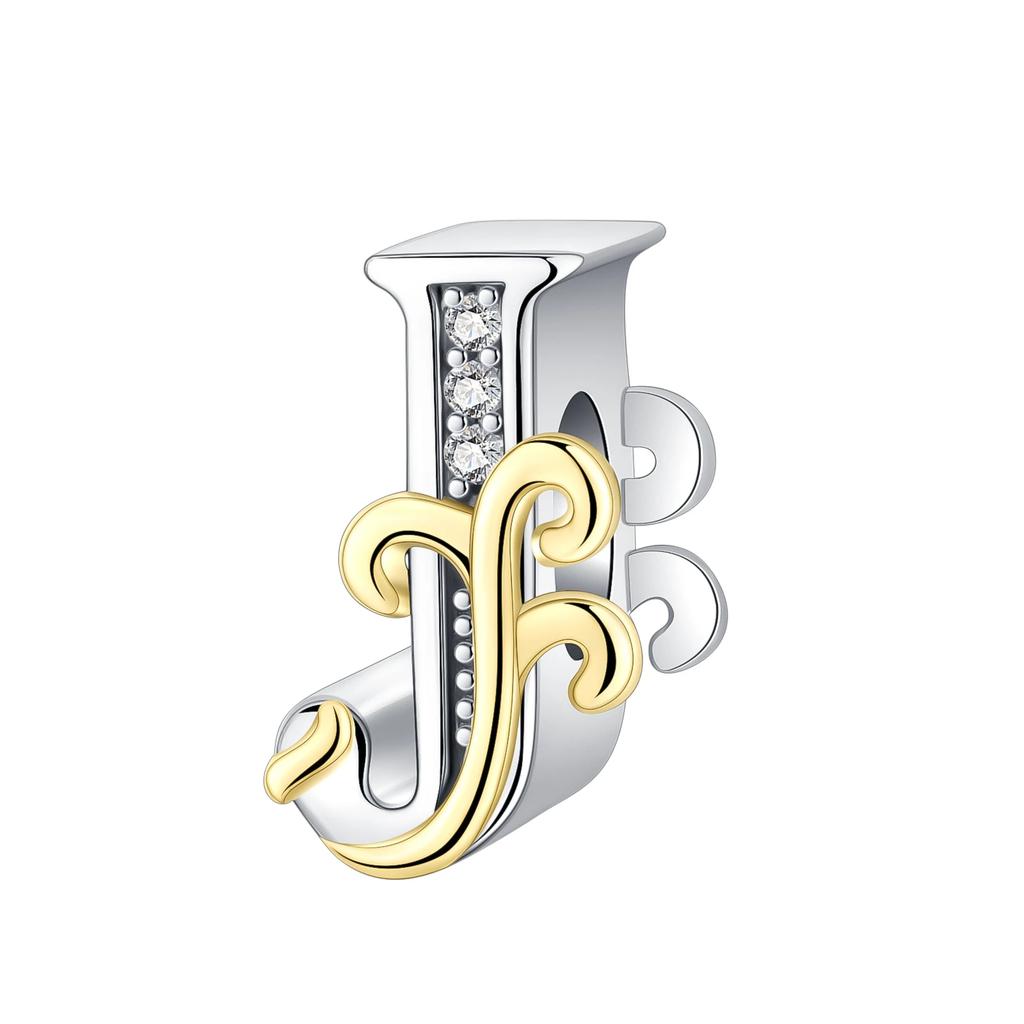 Copper Full Series Of A-Z Letters Pendant Charms For Originalbracelet Charm Necklace Diy Female Jewelry