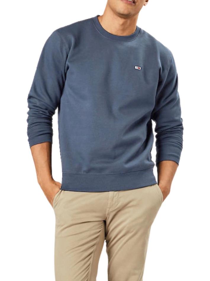 Tommy Jeans Men's Blue INDIGO Sweatshirt, Size XXL