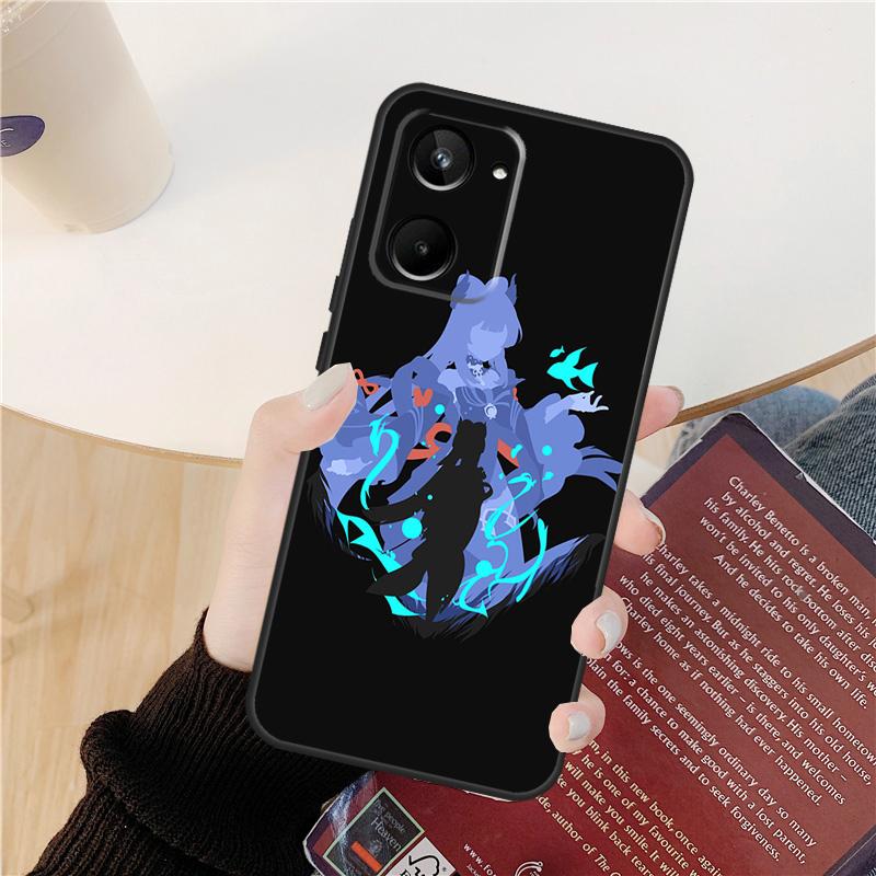 Sangonomiya Kokomi Genshin Impact Case For Realme GT 7 Pro GT 6T 6 5 C55 C53 C51 C21Y C25S C61 C67 C75 10 11 12 13 14 Pro Plus