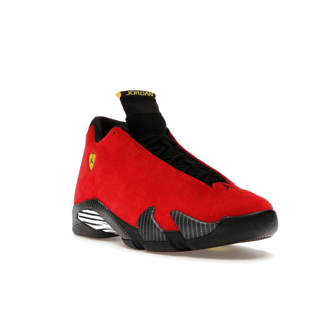 Air Jordan 14 Retro Ferrari Men Sneakers Red Challenge-Red Black 654459-670
