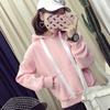 Fashion Women  Ears Top Hoodie Long Sleeve Blouse Loose Sweatshirt